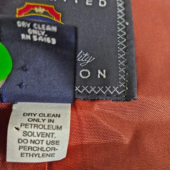 Vintage 80s 90s The Limited Plaid Wool Blend Blazer M Suede Collar‎ Equestrian - Picture 11 of 11